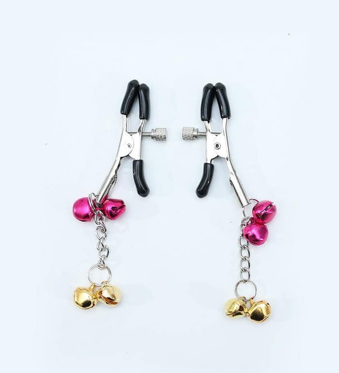 Four Bell Metal Nipple Breast Clamp - Image 2