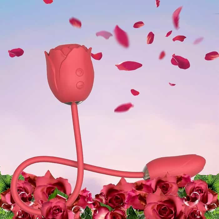 10 Speed Rose Clitoral Sucking Vibrator - Image 4