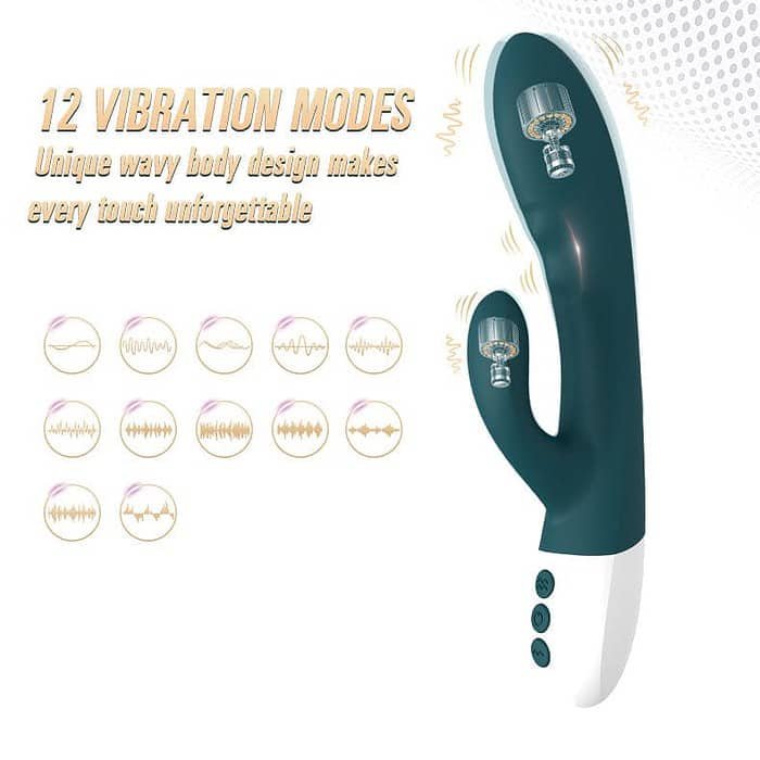 12 Frequency Double Rabbit Vibrator - Image 11