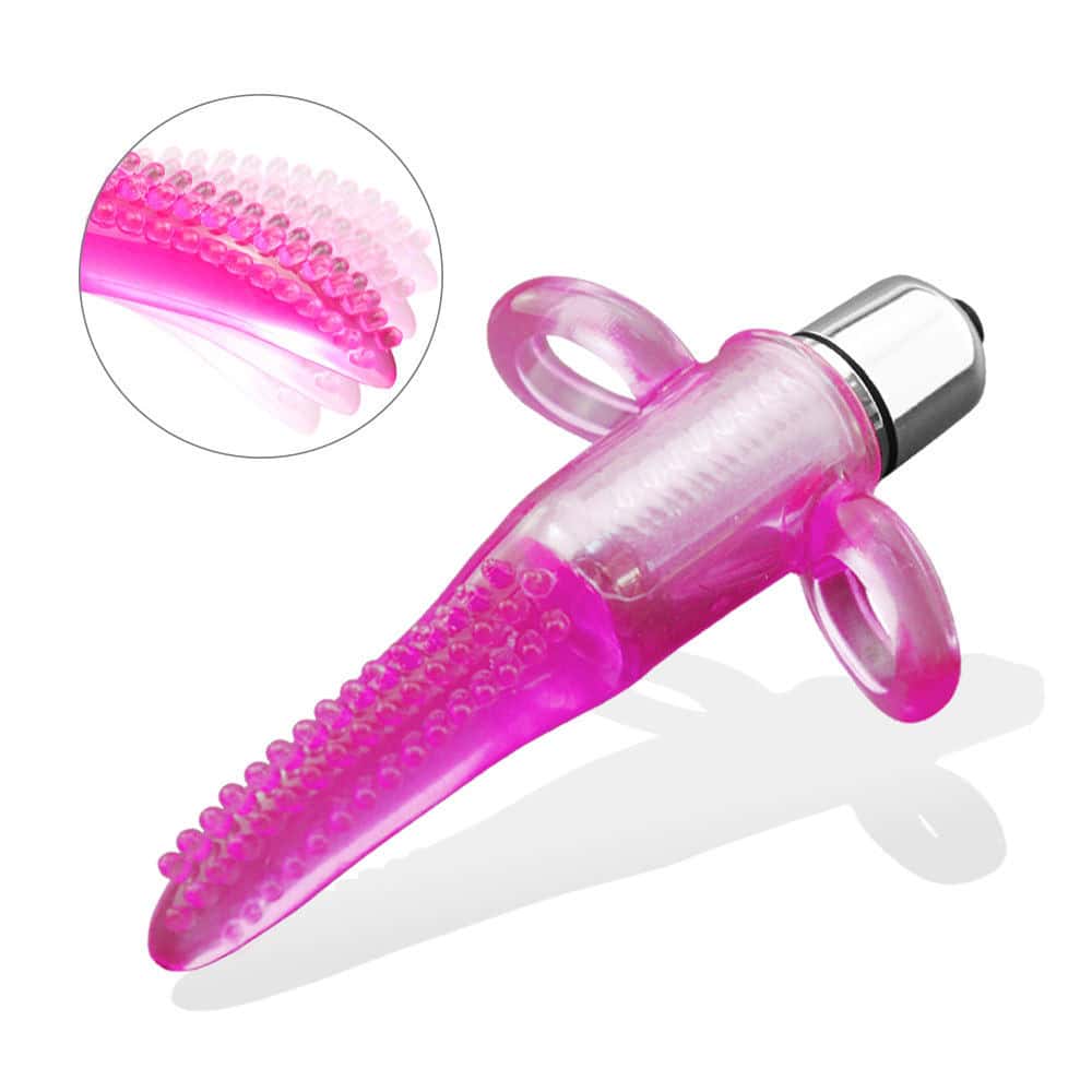 Oral Licking Vibrating Finger Clitoral Stimulator