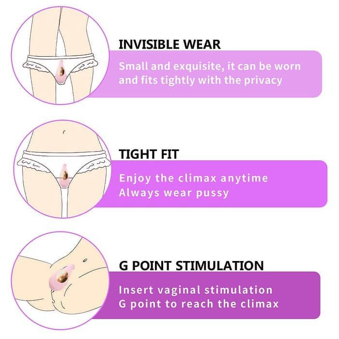 10 Speed Remote Silicone Wearable Vibrators - Image 3