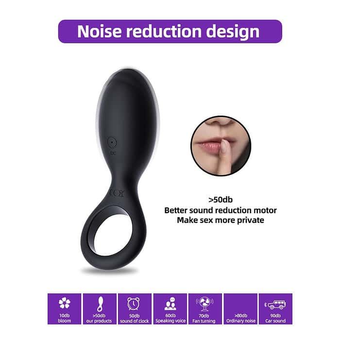 10 Speed USB Rechargeable Vibrating Cock Ring - Image 8