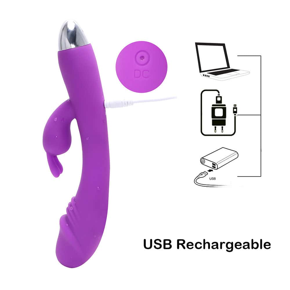 Multi Speed USB Rechargeable Rabbit Vibrator