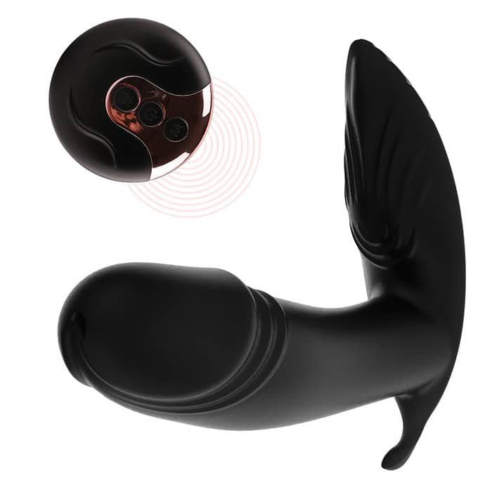 12 Speed Silicone Strap-on Vibrator - Image 2