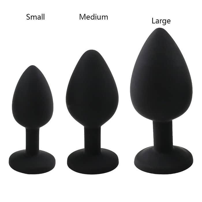 Jewelry Anal Plug Silicone Waterproof Training Kit - Image 2