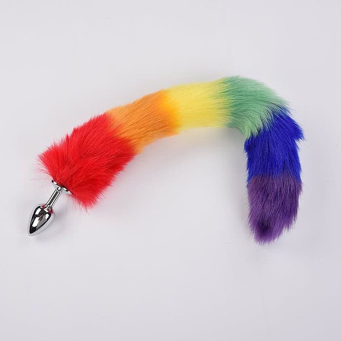 Fox Tail With Metal Anal-Butt Plug (S) - Image 4