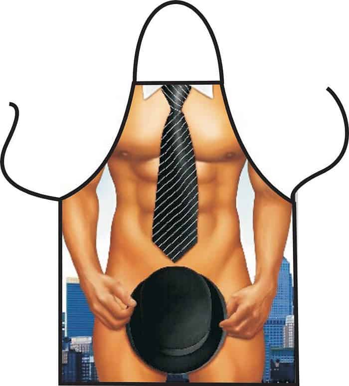 Muscular Man Apron Personality Couple Apron - Image 1