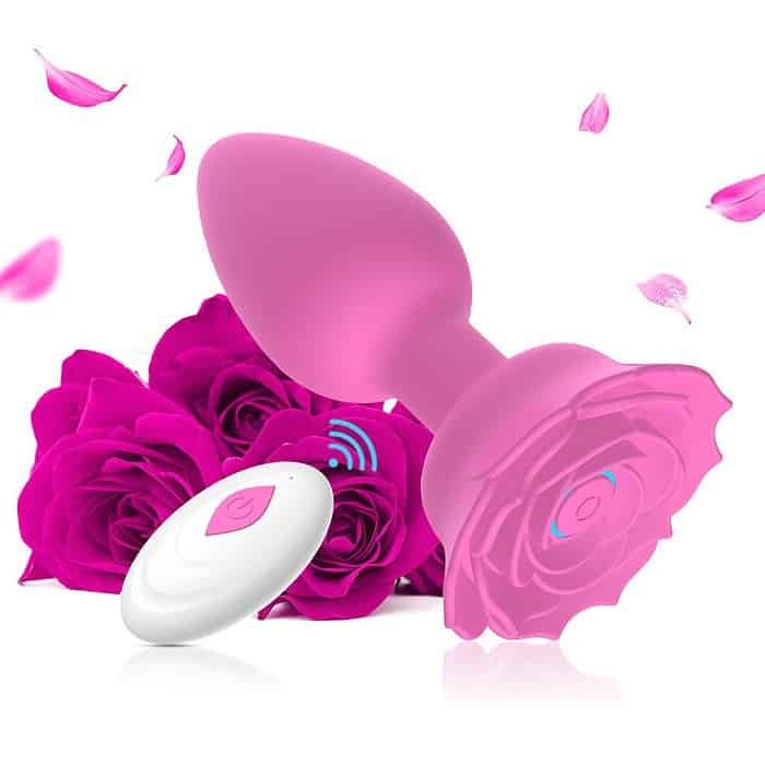 Wireless Remote Control Rose Anal Plug - Image 4