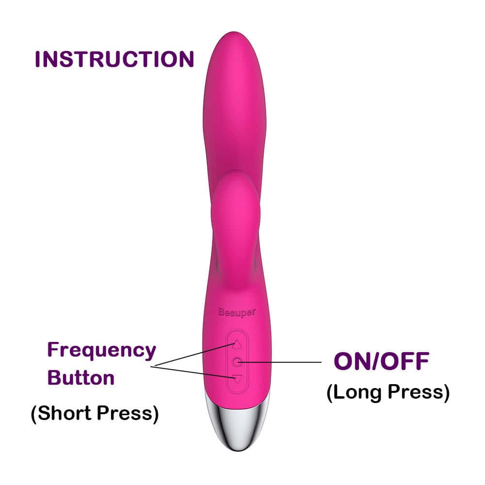 Vibrating Powerful 8 Speed Rampant Rabbit Vibrator