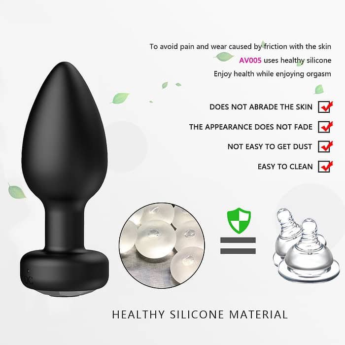 Wireless Remote Control Vibrating Silicone Anal Plug - Image 11