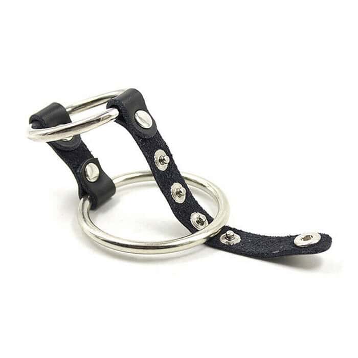 Dual Cock Ring With Ball Double Penis Rings Last Longer Adult Sex Toys - Image 5
