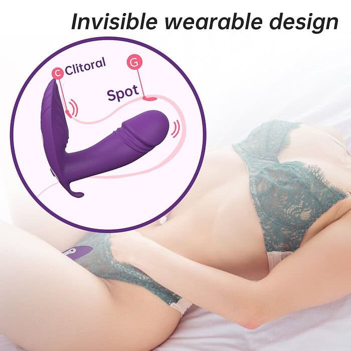 12 Speed Silicone Strap-on Vibrator - Image 25
