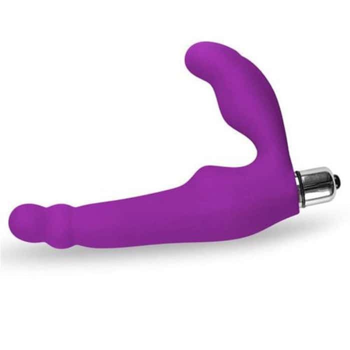 Strapless Strapon Dildo Vibrator G-Spot Massager - Image 3