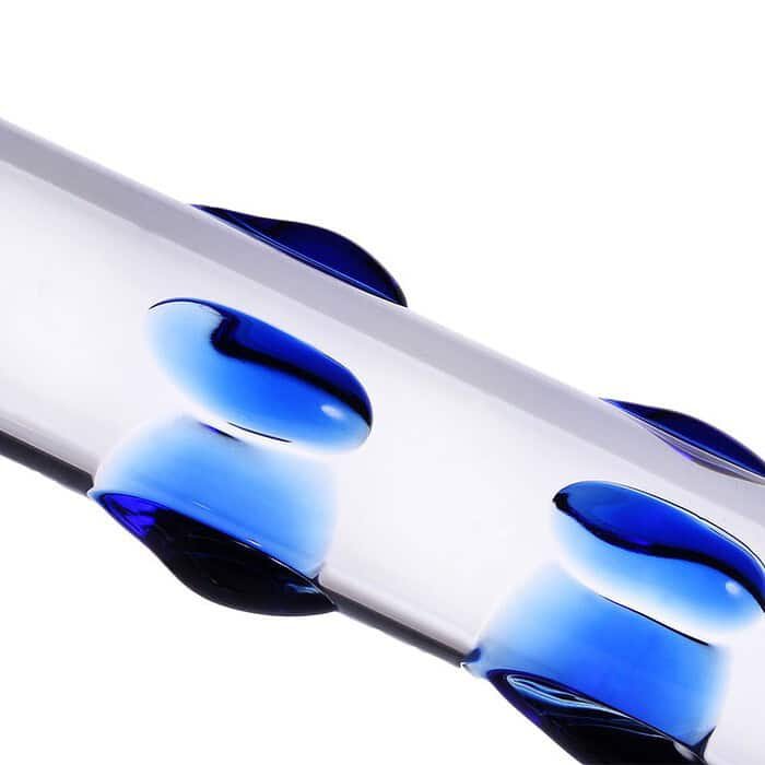 G-Spot Nubby Glass Dildo - Image 3