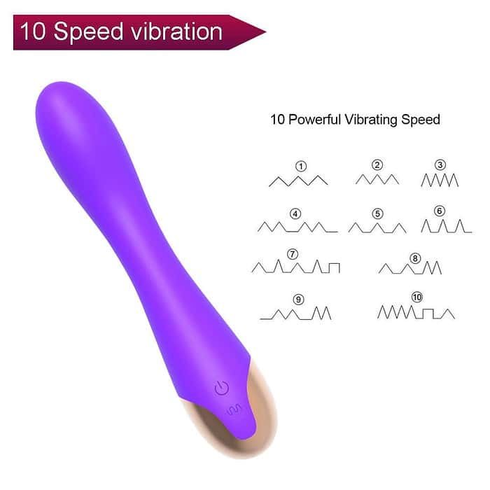 10 Speed USB Rechargeable Vibrator - Image 7