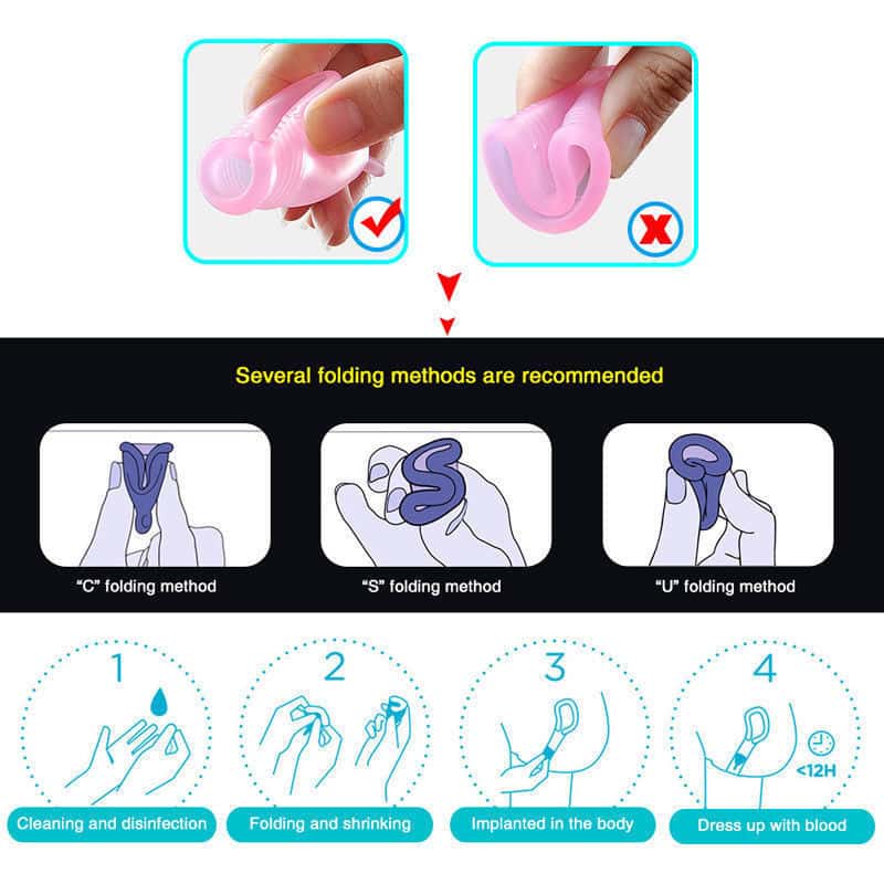 Reusable Menstrual Cup Feminine Hygiene Period Cup