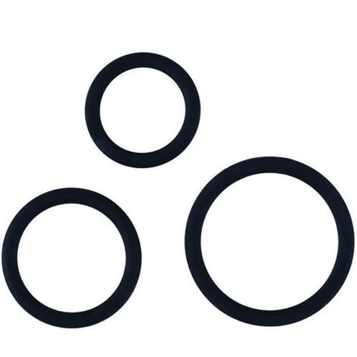 Silicone Penis Ring Triple Cock Ring - Image 5