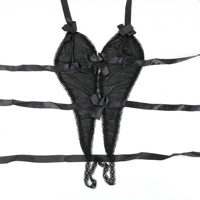 Sexy Lingerie Lace Babydoll G-String Thong Underwear Nightwear Women - Image 6