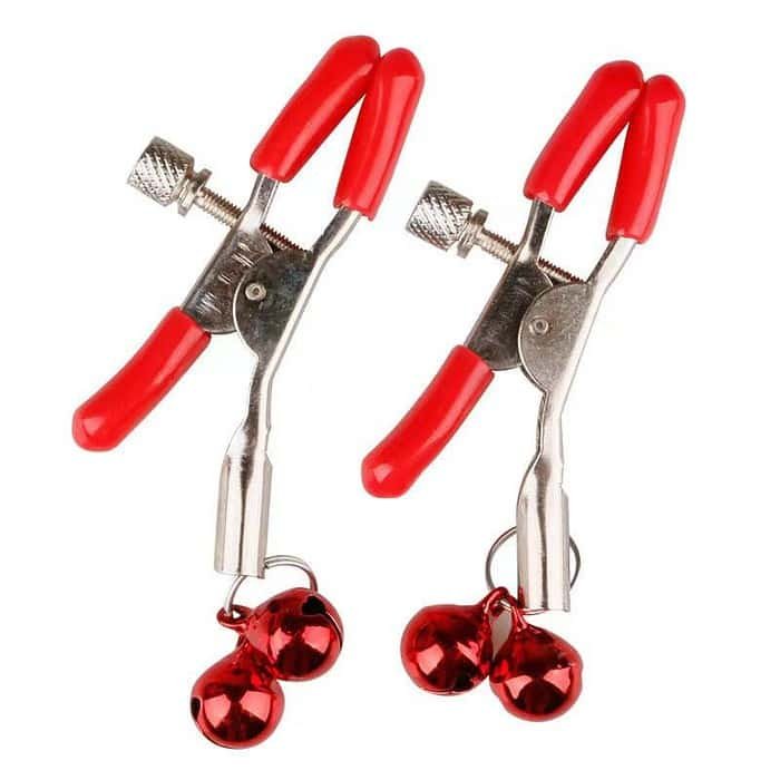 Metal Nipple Clamps Teasing Stimulates (2 bells) - Image 7