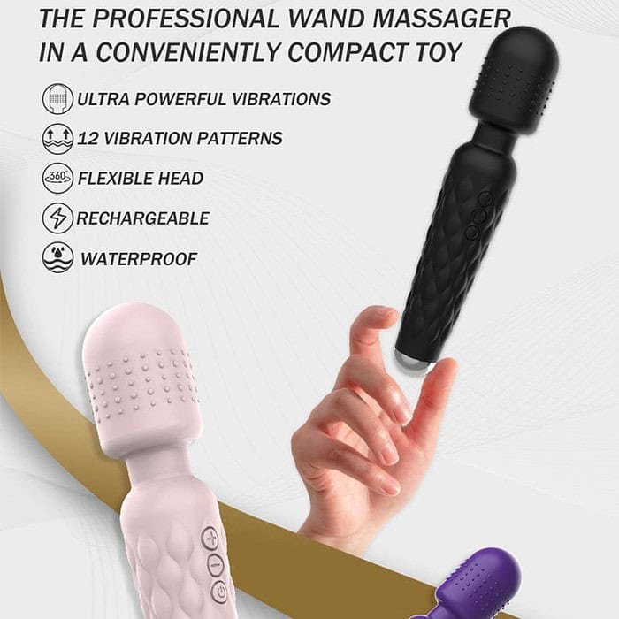 12 Frequency Mini Wand Massager - Image 9