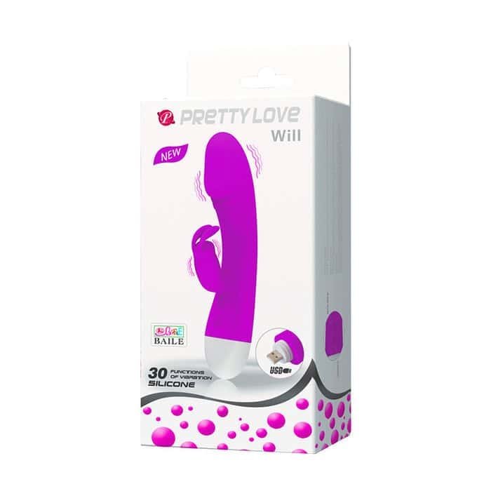 30 Speed USB Rechargeable Rabbit Vibrator - Image 4