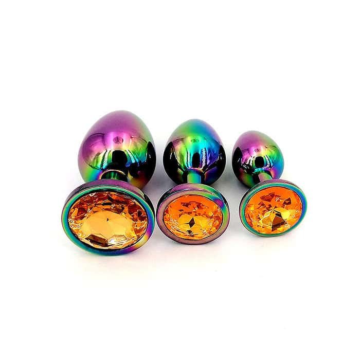 3pcs Colorful  Anal Plug Set - Image 24