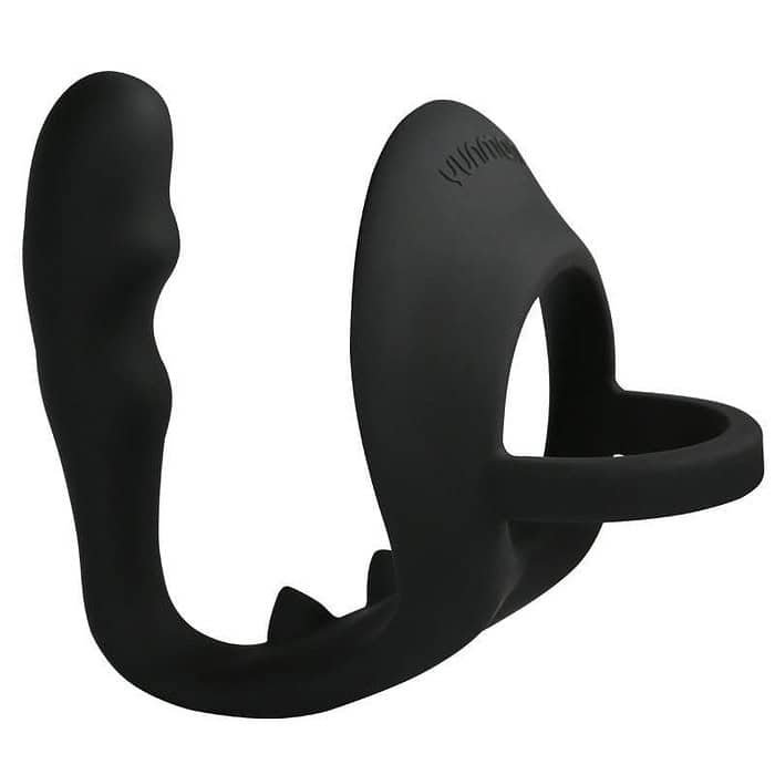Silicone Prostate Massager P Spot Butt Plug Cock Ring - Image 2