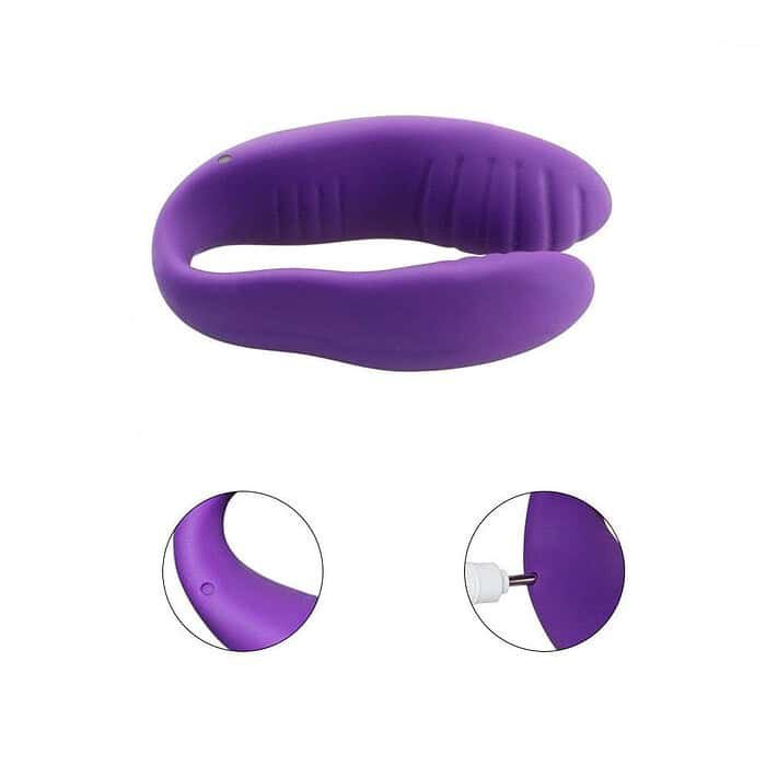 10 Speed U-Type G Spot Vibrator Vibrating Dildo - Image 6