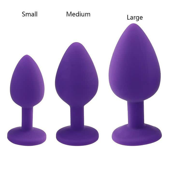 Jewelry Anal Plug Silicone Waterproof Training Kit - Image 3