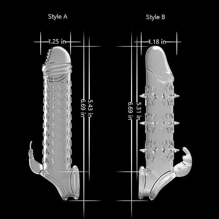 Crystal Rabbit Sleeve In Clear - Image 5