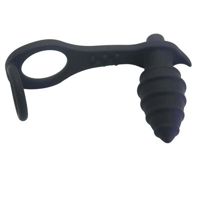 G-spot Prostate Massage Butt Plug Cock Ring - Image 5
