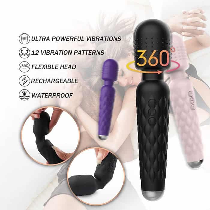12 Frequency Mini Wand Massager - Image 10