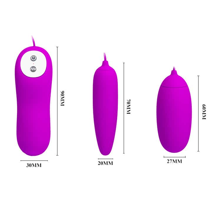 Deep Massaging 12 Speed Silicone Vibrating Eggs