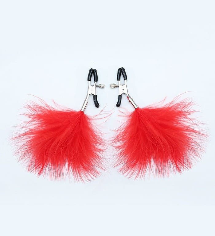 Sexy Feather Nipple Breast Clamp - Image 2