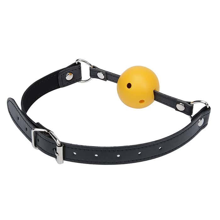 Adjustable PU Leather SM Game Unisex Mouth Ball Fetish Restraint Ball - Image 2