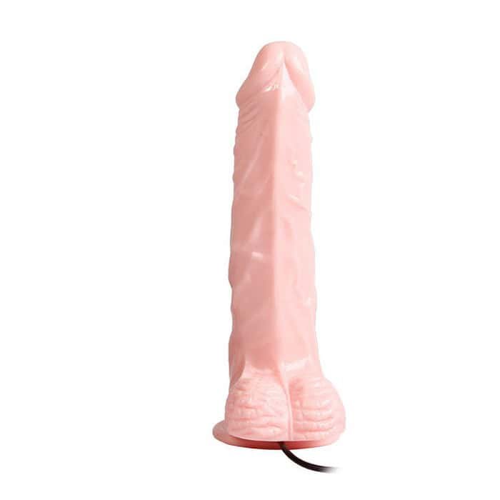 PVC Vibrating Dong Dildo - Image 4