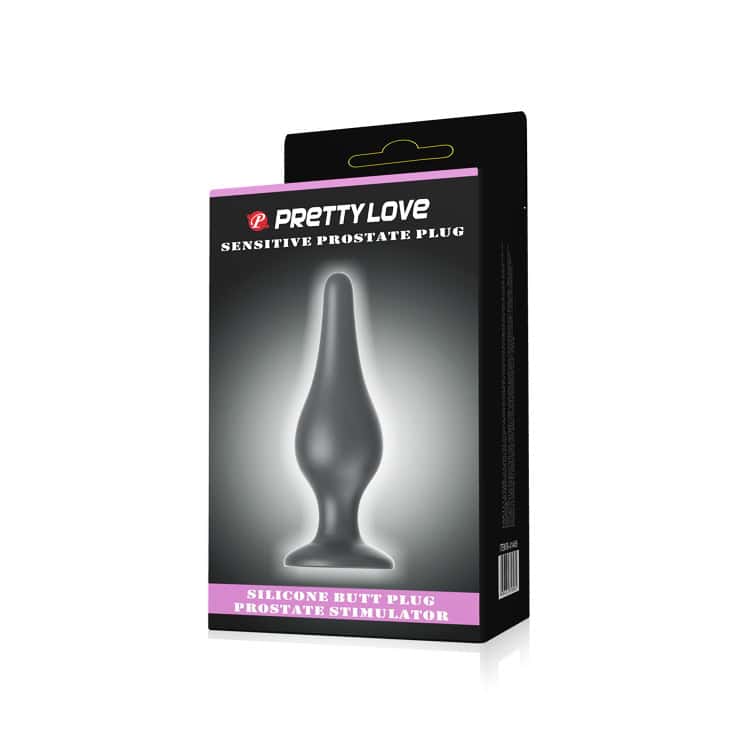 Silicone Suction Base Anal Butt Plug 