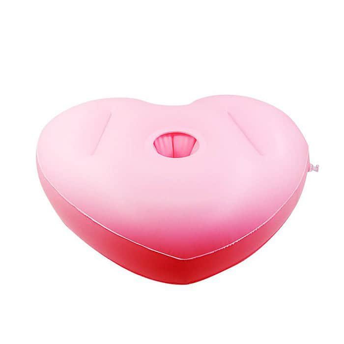 Sit And Ride Inflatable heart Seat With Vibrating Dildo - Image 6