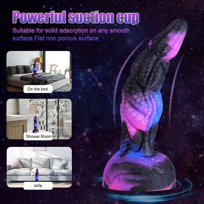 8.07'' Alien Dildo with Suction Cup - Image 3