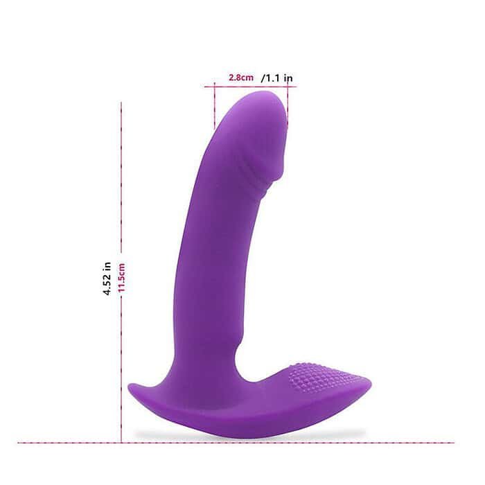 Single Frequency Vibrating Wearable Dildos Anal Plug - Image 2