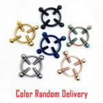 A pair of adjustable stainless steel milk rings - Image 8