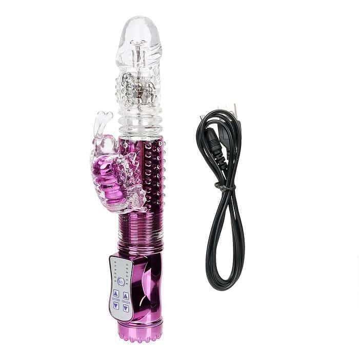 Rechargeable Powerful 10 Speed Rampant Rabbit Vibrator - Image 3