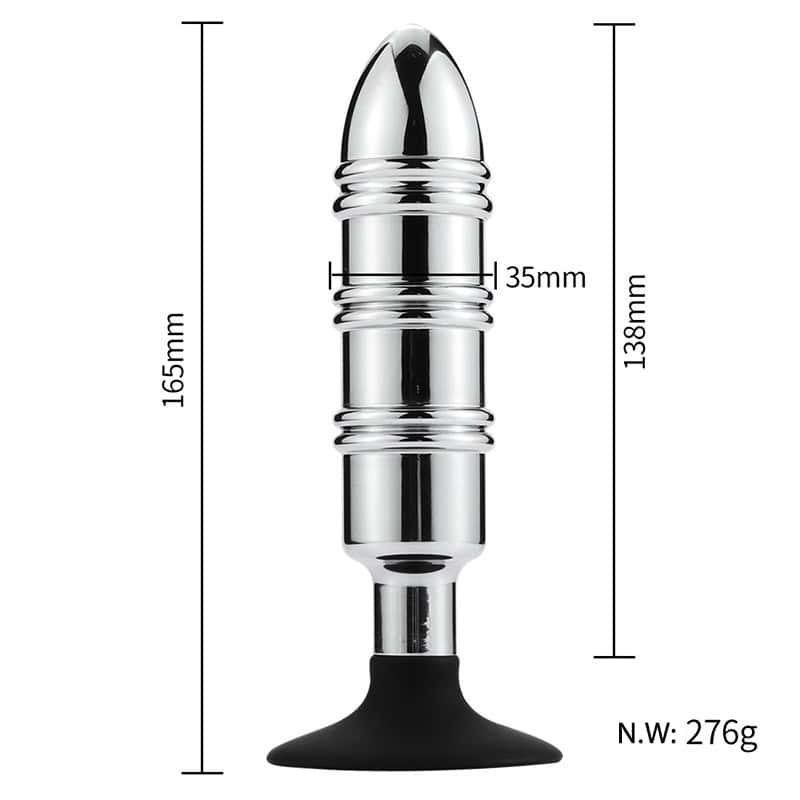Metal Anal Plug Stainless Steel Anal Beads Anal Sex Toys 021