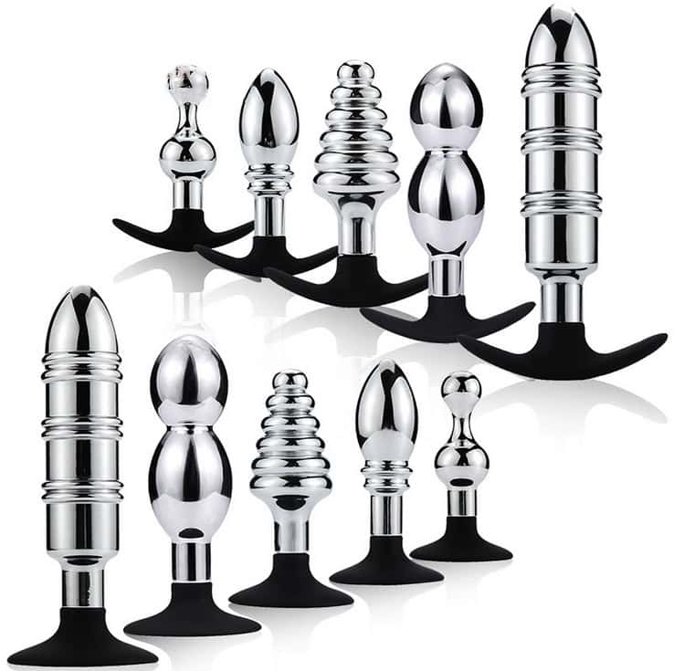 Metal Anal Plug Stainless Steel Anal Beads Anal Sex Toys