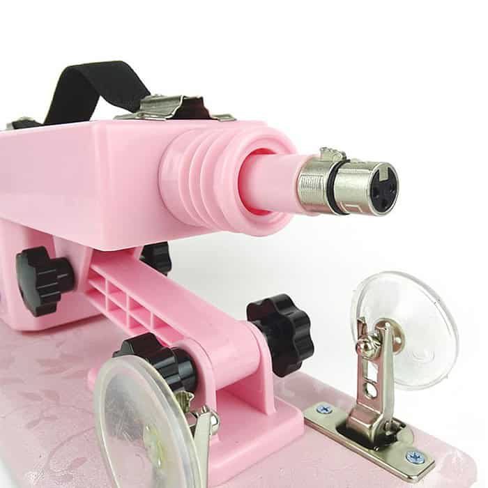 Pink Sex Machine with 3 Dildo and Extension Tube - Image 15