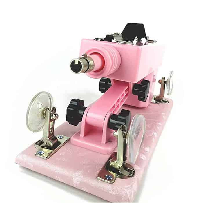 Pink Sex Machine with 3 Dildo and Extension Tube - Image 14