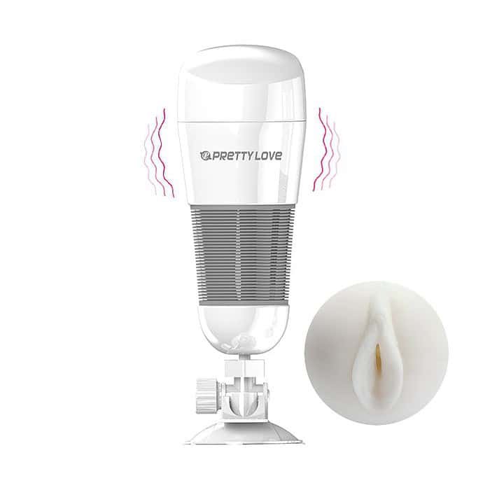 Vibrating Suction Base Masturbator Cup - Image 2
