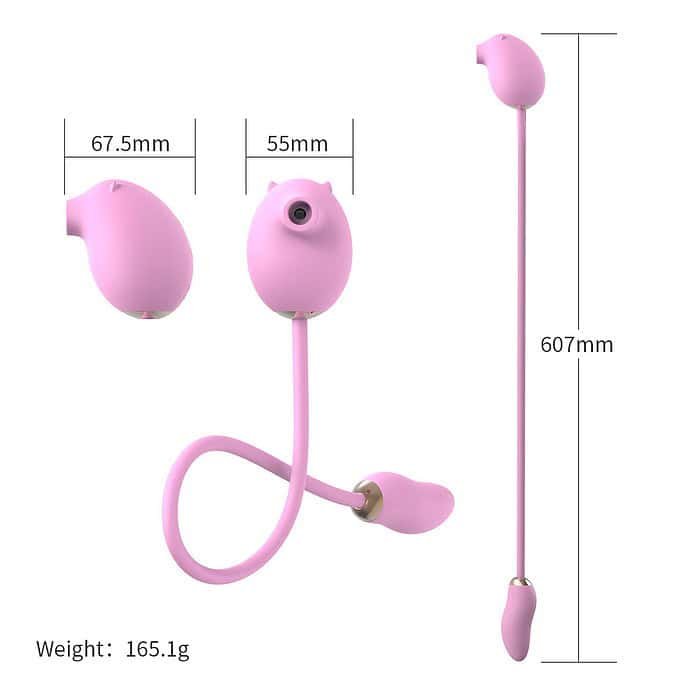 Double - Headed Sucking Clitoral Jump Egg - Image 2