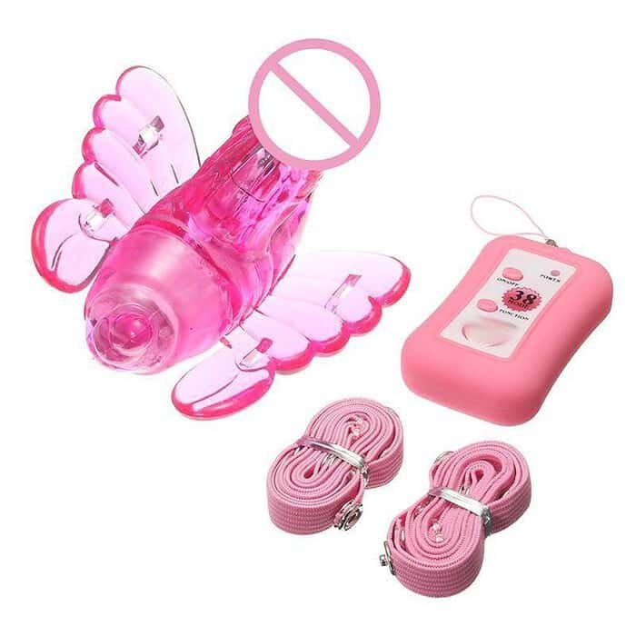 Wireless Remote Control Wearable Butterfly Vibrator Dildo - Image 2