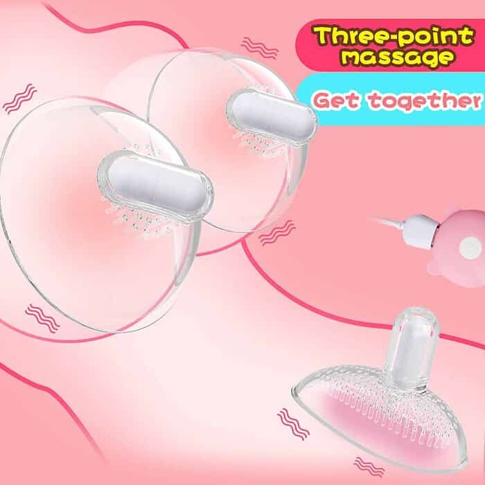 Three Head Charging Shock Absorbing Breast Massager - Image 4